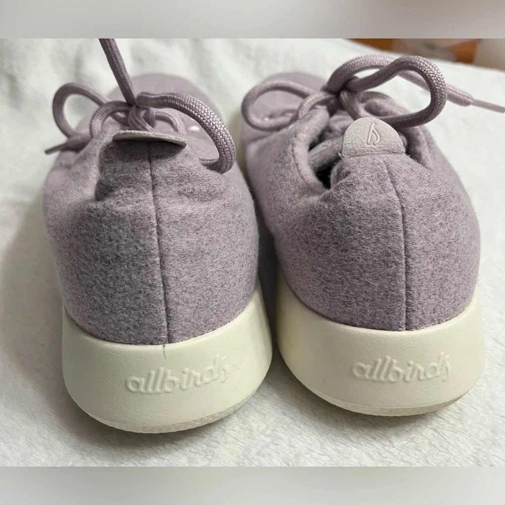 Allbirds women’s size 9 Tree Runners liliac purple wool sneakers